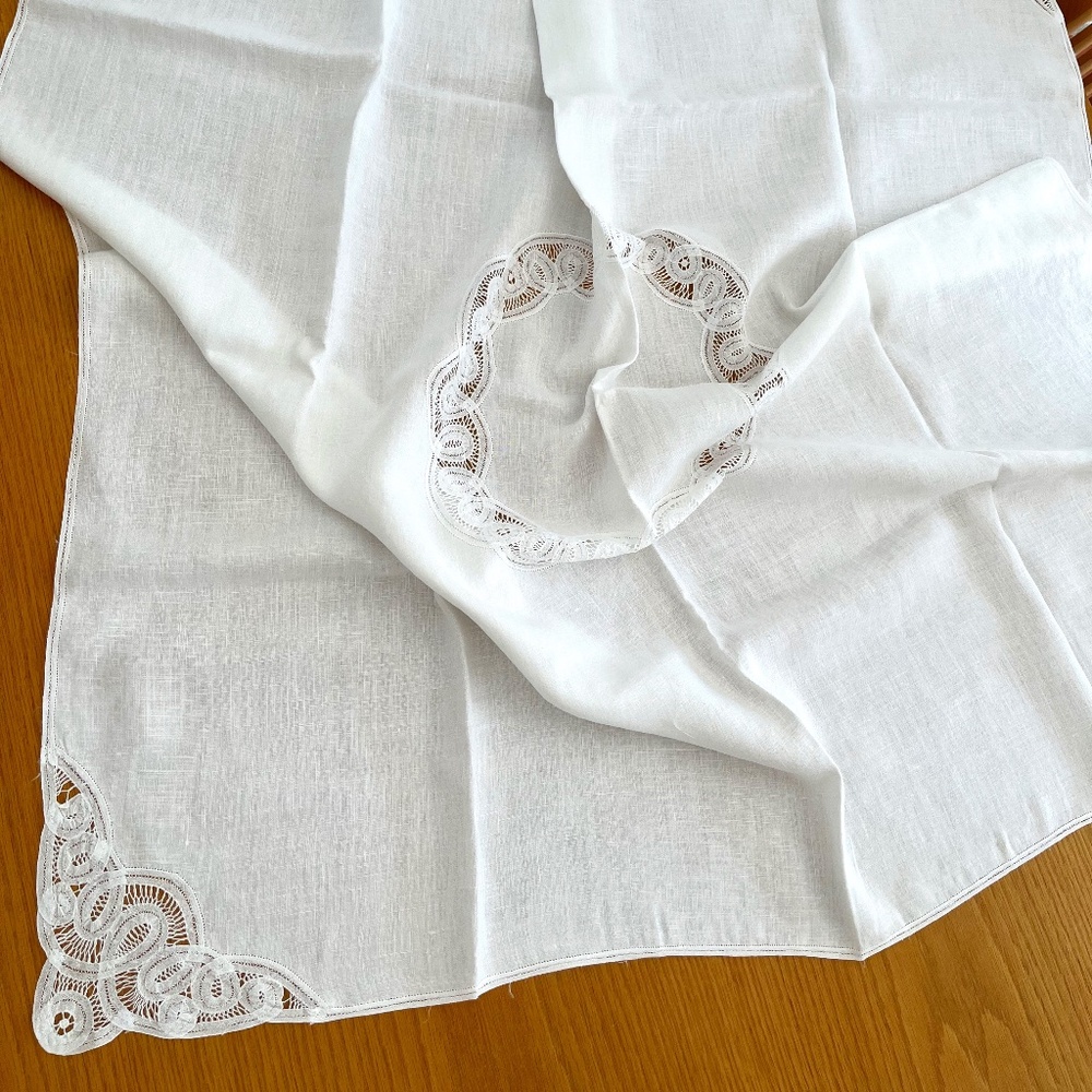 BATTENBERG LACE TABLE CLOTH
